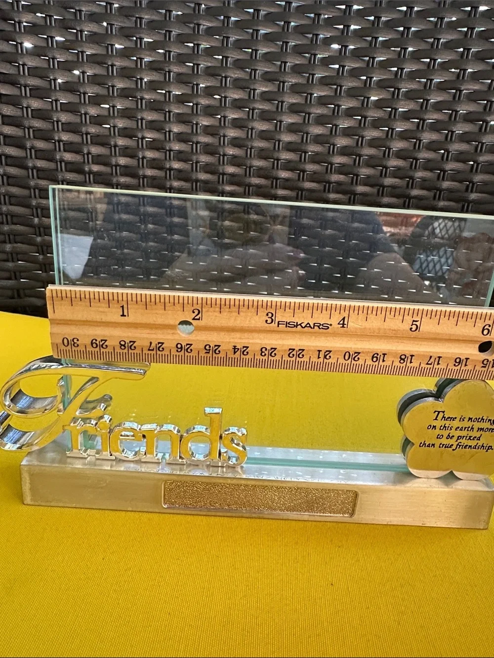 Things Remembered Gold Friends' Glass Photo Frame - Heavy Friendship Sentiment